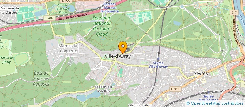 localisation de l'entreprise MONSIEUR JOAO MESQUITA  VILLE-D'AVRAY