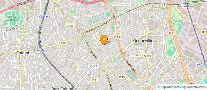 localisation de l'entreprise MONSIEUR JOAO MESQUITA  ASNIERES-SUR-SEINE