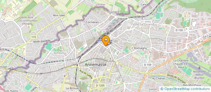 localisation de l'entreprise MONSIEUR JOAO MESSAGE  ANNEMASSE