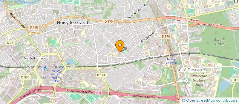 localisation de l'entreprise MONSIEUR JOAO MICAEL RIBAS COELHO  NOISY-LE-GRAND