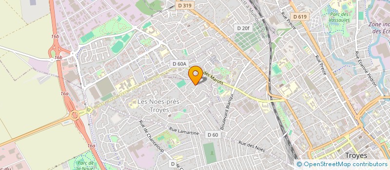 localisation de l'entreprise MONSIEUR JOAO MORAIS DE LIMA  LES NOES-PRES-TROYES