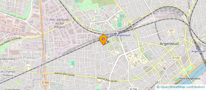 localisation de l'entreprise MONSIEUR JOAO NORBERTO LOPES  ARGENTEUIL