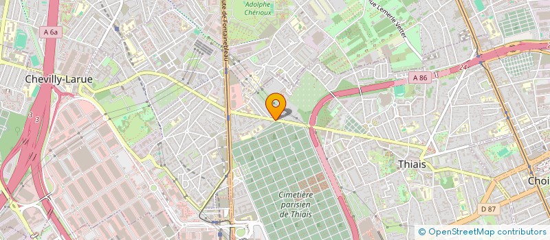 localisation de l'entreprise MONSIEUR JOAO NOVAIS DA CUNHA  THIAIS