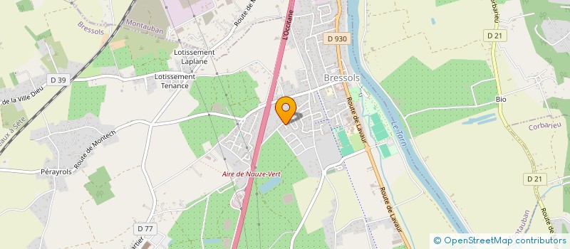 localisation de l'entreprise MONSIEUR JOAO OLIVEIRA FERNANDES  BRESSOLS