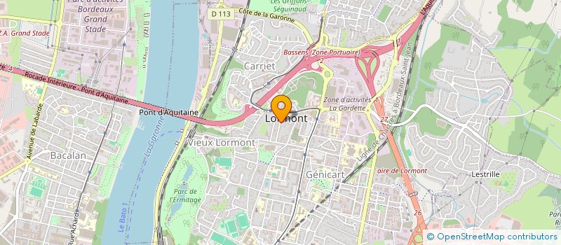 localisation de l'entreprise MONSIEUR JOAO-PAULO BRITO ALVES  CUBZAC-LES-PONTS