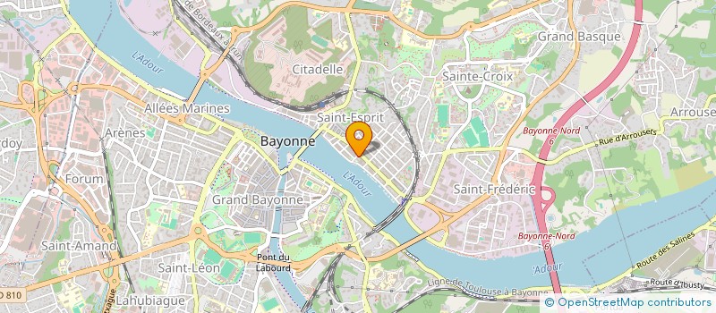 localisation de l'entreprise MONSIEUR JOAO PAULO DE OLIVEIRA à BAYONNE