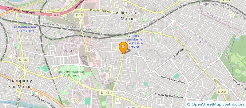 localisation de l'entreprise MONSIEUR JOAO PAULO DIAS PEREIRA à VILLIERS-SUR-MARNE
