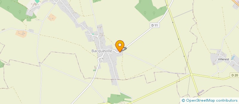 localisation de l'entreprise MONSIEUR JOAO PAULO SOARES DE BARROS  BACQUEVILLE