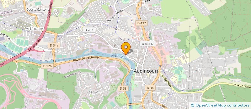 localisation de l'entreprise MONSIEUR JOAO PEDRO CARVALHO LOUREIRO  AUDINCOURT