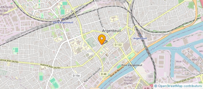 localisation de l'entreprise MONSIEUR JOAO PEDRO DE ALMEIDA PELEGRINI  ARGENTEUIL