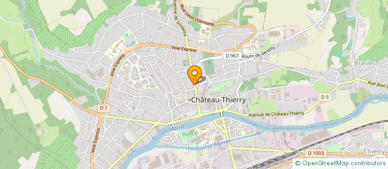 localisation de l'entreprise MONSIEUR JOAO PEDRO MARTINS ANDRADE à CHATEAU-THIERRY