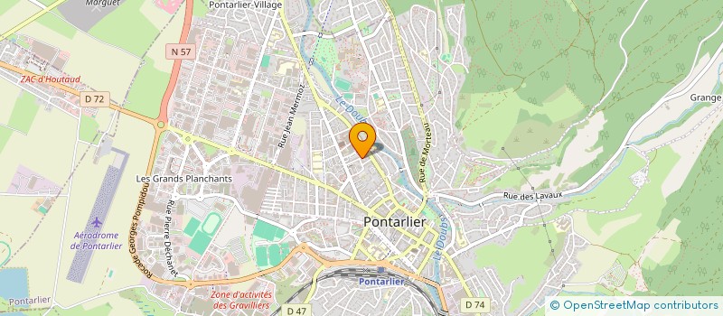 localisation de l'entreprise MONSIEUR JOAO PEDRO OLIVEIRA MORGADO MADAIL à PONTARLIER