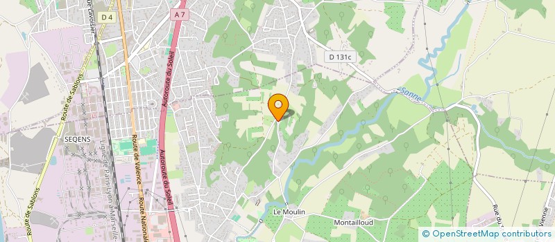 localisation de l'entreprise MONSIEUR JOAO PEDRO PONTES  SALAISE-SUR-SANNE