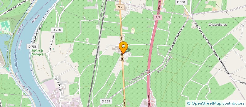 localisation de l'entreprise MONSIEUR JOAO PEDRO RIBEIRO MENDES  LA ROCHE-DE-GLUN