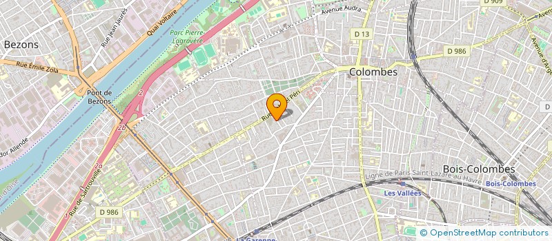 localisation de l'entreprise MONSIEUR JOAO PEIXOTO à COLOMBES