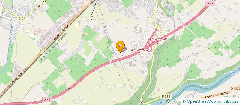 localisation de l'entreprise MONSIEUR JOAO PENEDA DE CASTRO  SAINT-MARCELLIN