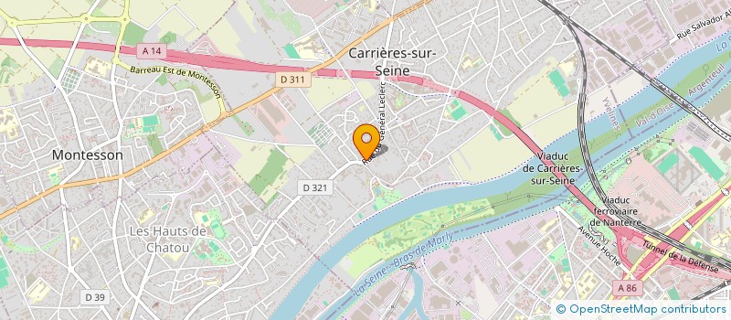 localisation de l'entreprise MONSIEUR JOAO PIO MARQUES à CARRIERES-SUR-SEINE