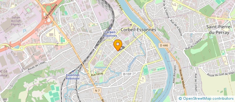 localisation de l'entreprise MONSIEUR JOAO QUIDIMBU CONDUA à CORBEIL-ESSONNES