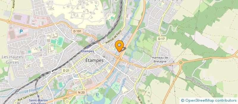 localisation de l'entreprise MONSIEUR JOAO QUINAS  ETAMPES