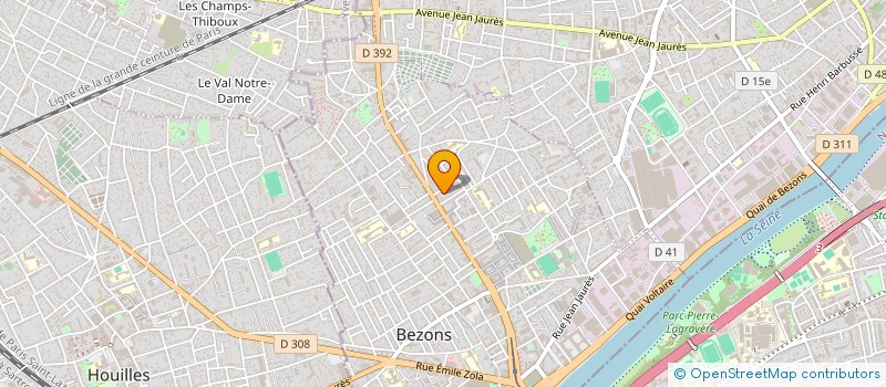 localisation de l'entreprise MONSIEUR JOAO RAMALHETE BERNARDO  BEZONS