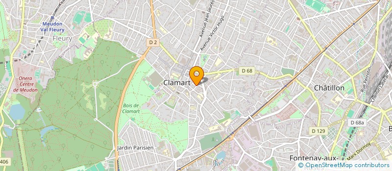 localisation de l'entreprise MONSIEUR JOAO RAMALHO à CLAMART