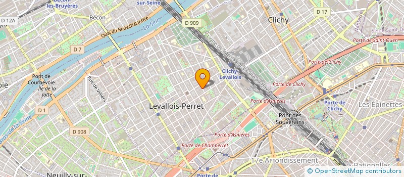 localisation de l'entreprise MONSIEUR JOAO RAMOS DE OLIVEIRA à LEVALLOIS-PERRET