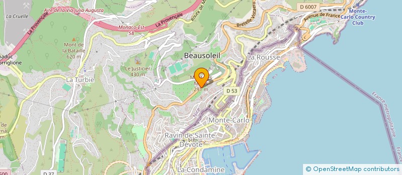 localisation de l'entreprise MONSIEUR JOAO RIBEIRO DA SILVA  BEAUSOLEIL