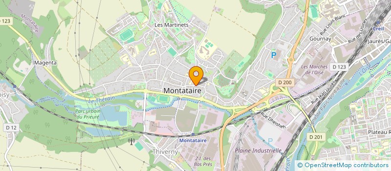 localisation de l'entreprise MONSIEUR JOAO RODRIGUES à MONTATAIRE