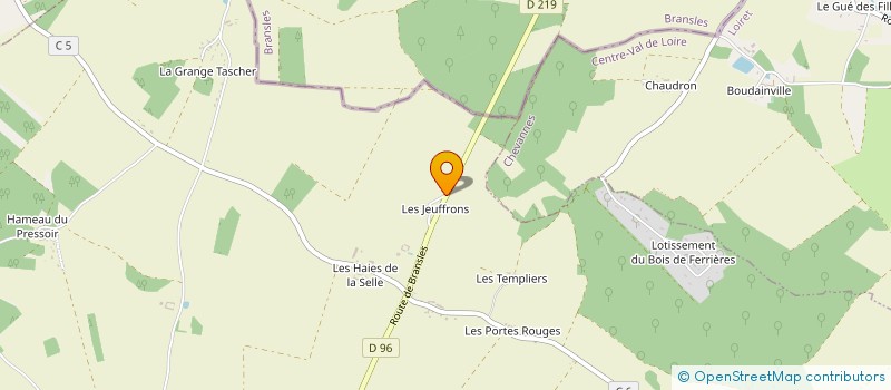 localisation de l'entreprise MONSIEUR JOAO RORIZ DA SILVA à FERRIERES-EN-GATINAIS