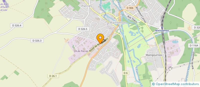 localisation de l'entreprise MONSIEUR JOAO SANTOS à MAINTENON