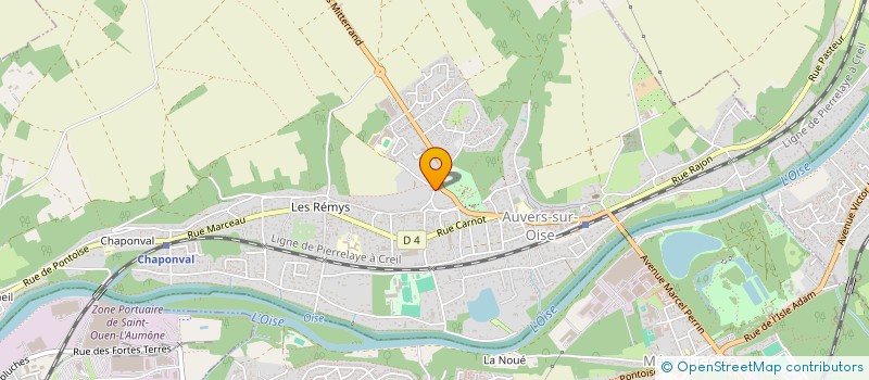 localisation de l'entreprise MONSIEUR JOAO SILVA TEIXEIRA à AUVERS-SUR-OISE