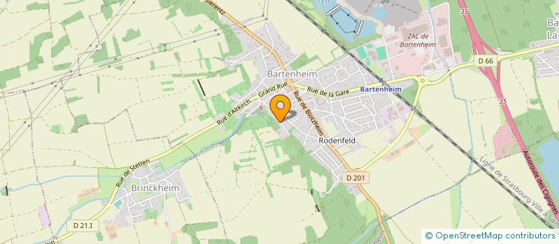 localisation de l'entreprise MONSIEUR JOAO SIMAO PIASSA  BARTENHEIM