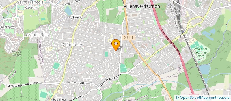 localisation de l'entreprise MONSIEUR JOAO SOUSA CERQUEIRA  VILLENAVE-D'ORNON