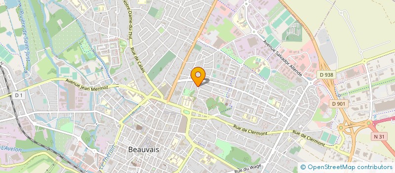 localisation de l'entreprise MONSIEUR JOAO TADEU DE SOUZA ALVES  BEAUVAIS