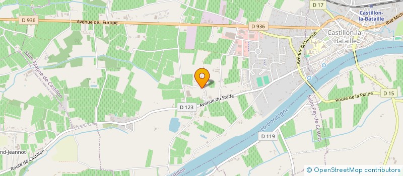 localisation de l'entreprise MONSIEUR JOAO TEIXEIRA  SAINT-MAGNE-DE-CASTILLON