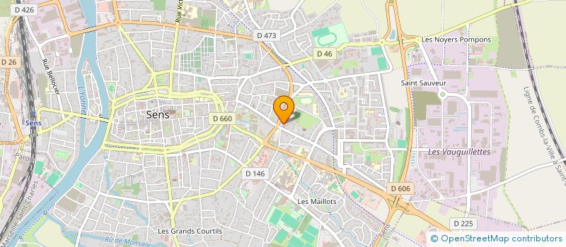 localisation de l'entreprise MONSIEUR JOAO TEIXEIRA GONCALVES  SENS