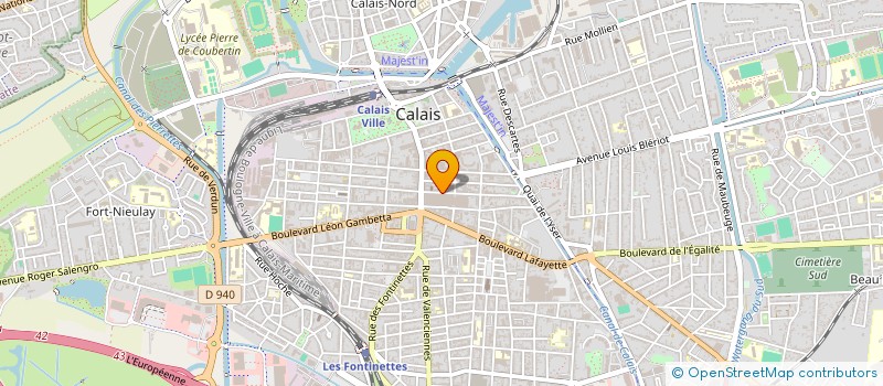 localisation de l'entreprise MONSIEUR JOAO THOMAS à CALAIS