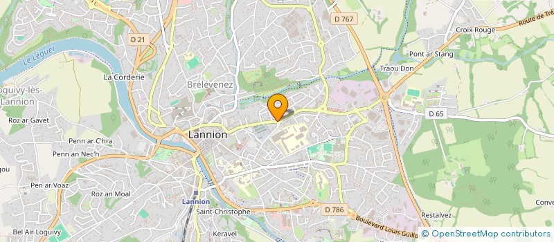 localisation de l'entreprise MONSIEUR JOAO TOMAS MANUEL  LANNION