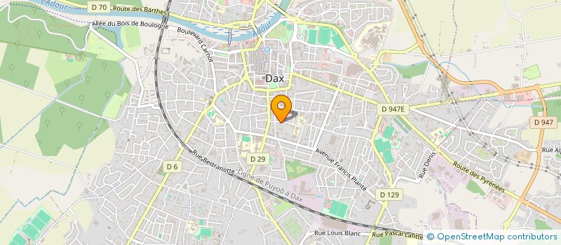 localisation de l'entreprise MONSIEUR JOAO TORRES GARCIA  DAX