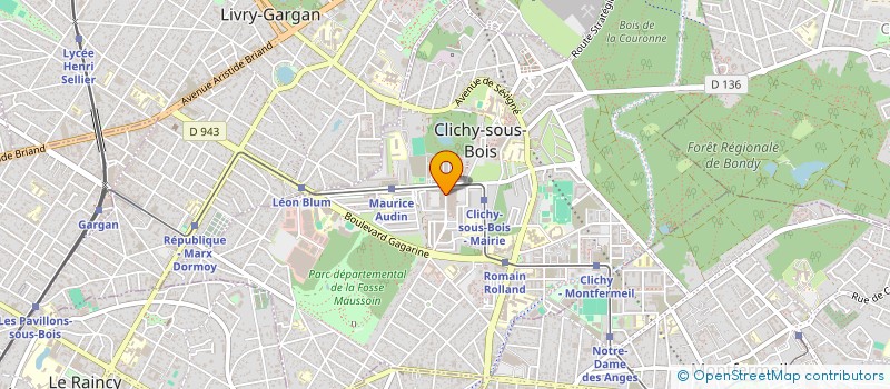 localisation de l'entreprise MONSIEUR JOAO VAZ DE PINA à CLICHY-SOUS-BOIS