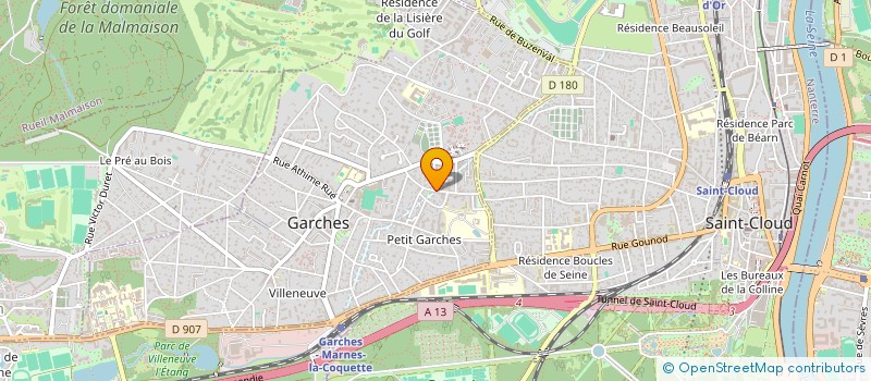 localisation de l'entreprise MONSIEUR JOAO VAZ SALGUEIRO à GARCHES