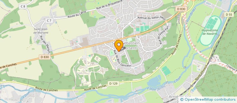 localisation de l'entreprise MONSIEUR JOAOZHINO MENDES  SAINT-SEBASTIEN-DE-MORSENT