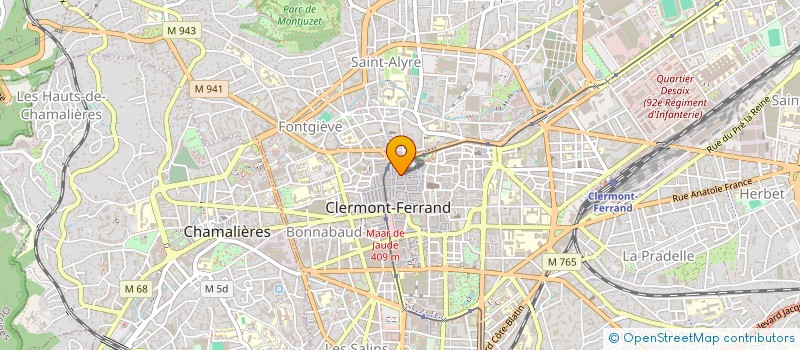 localisation de l'entreprise MONSIEUR JOAQUIM ALVES PONTES à CLERMONT-FERRAND
