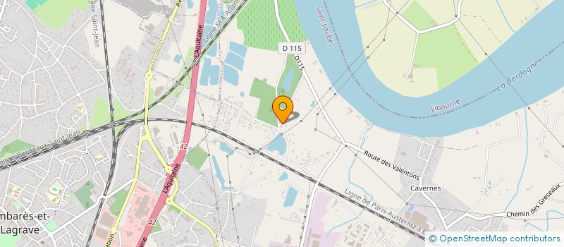 localisation de l'entreprise MONSIEUR JOAQUIM BELMONTE  SAINT-LOUBES