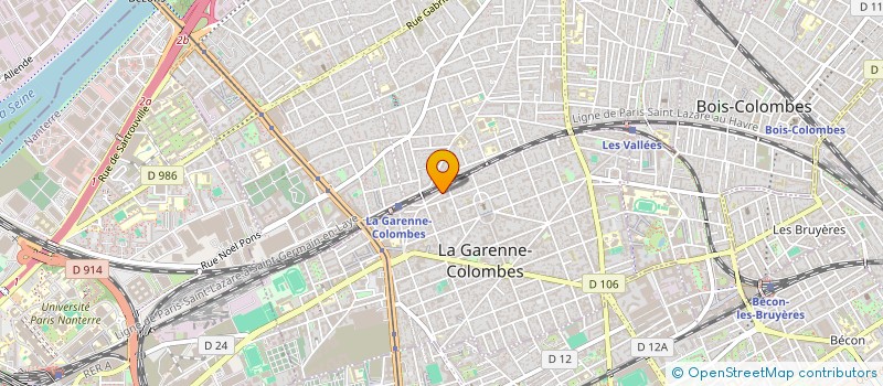 localisation de l'entreprise MONSIEUR JOAQUIM BRIGAS  LA GARENNE COLOMBES