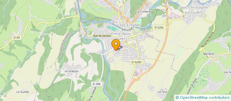 localisation de l'entreprise MONSIEUR JOAQUIM CAMPOS  ENTRE-DEUX-GUIERS