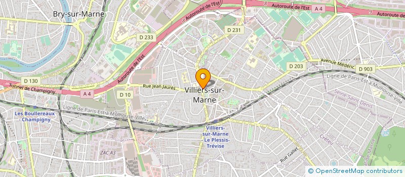 localisation de l'entreprise MONSIEUR JOAQUIM CARDOSO à VILLIERS-SUR-MARNE