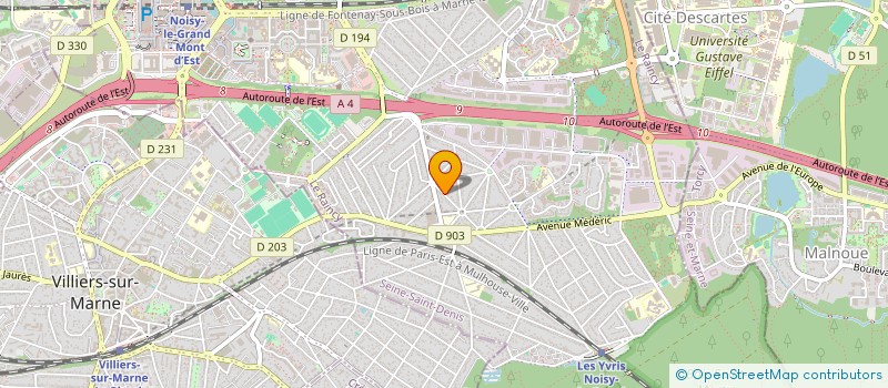 localisation de l'entreprise MONSIEUR JOAQUIM CARDOSO RODRIGUES  NOISY-LE-GRAND