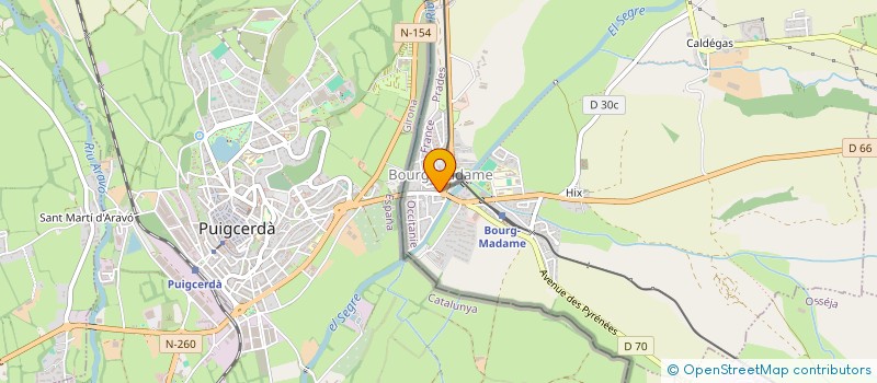 localisation de l'entreprise MONSIEUR JOAQUIM CARRERAS  BOURG-MADAME