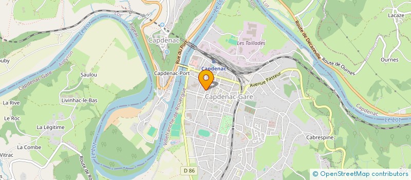 localisation de l'entreprise MONSIEUR JOAQUIM CATARINO-NUNES  CAPDENAC-GARE